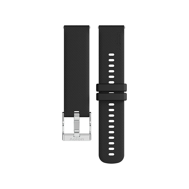 Aolon 22mm Tekstureret Silikonearmbånd - Aolon